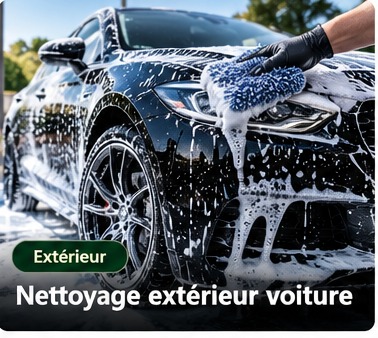 Nettoyage extérieur de voiture